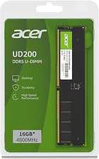 رم کامپیوتر ایسر مدل UD200 ظرفیت ۱۶ گیگابایت DDR5 فرکانس ۴۸۰۰ مگاهرتز تک کاناله CL40